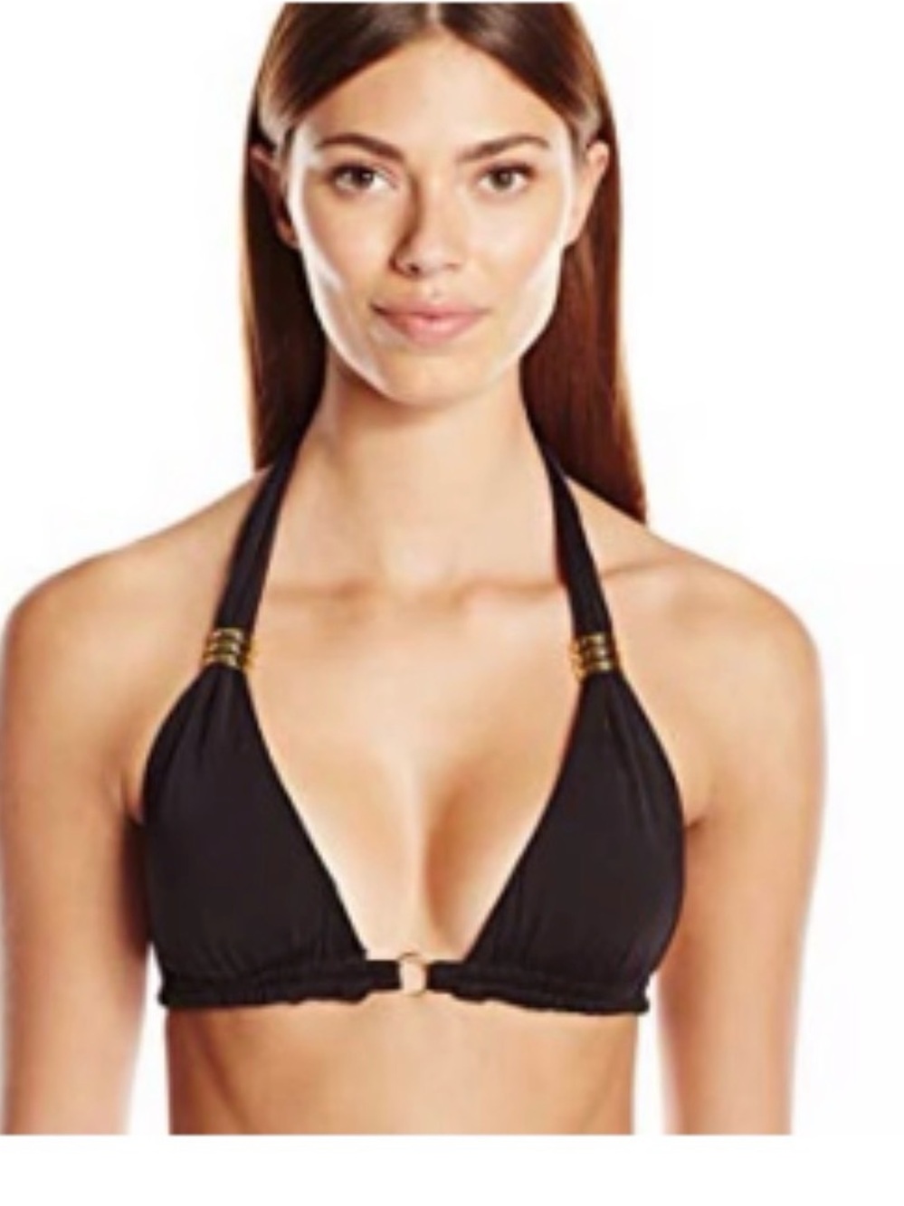 Beach bunny basics halter bikini top Small